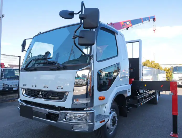 三菱 ファイター 中型/増トン クレーン付 アルミブロック 4段 の中古トラック【車両No.134117】