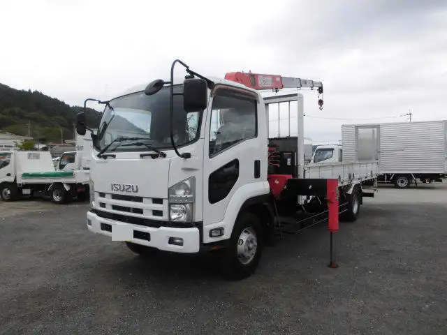 いすゞ フォワード 中型/増トン クレーン付 床鉄板 4段 の中古トラック【車両No.134270】