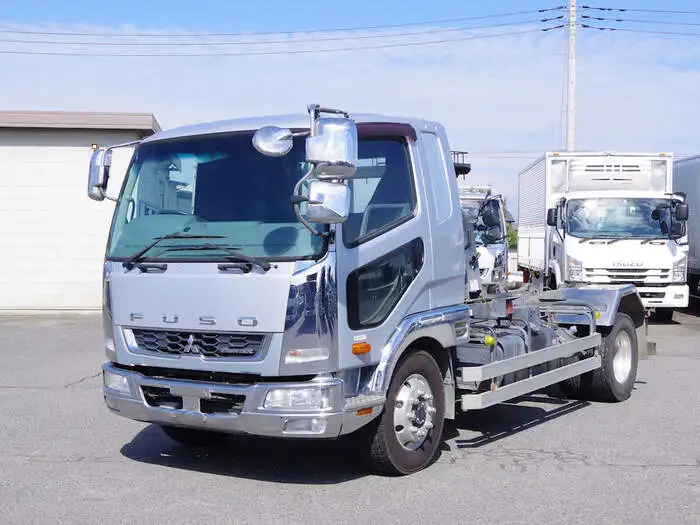 三菱 ファイター 中型/増トン アームロール ベッド QKG-FK62FZ の中古トラック【車両No.134345】