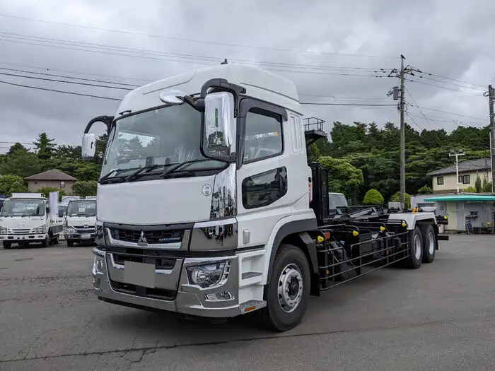 三菱 スーパーグレート 大型 アームロール ハイルーフ ツインホイスト の中古トラック【車両No.134574】