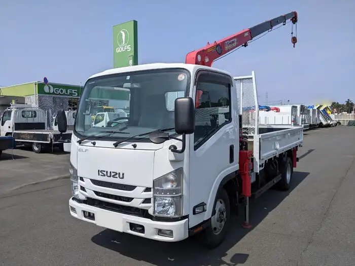 いすゞ エルフ 小型 クレーン付 4段 ラジコン の中古トラック【車両No.134531】