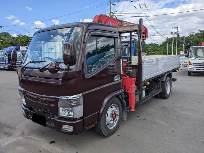 三菱 キャンター 小型 クレーン付 アルミブロック 3段 の中古トラック【車両No.134613】