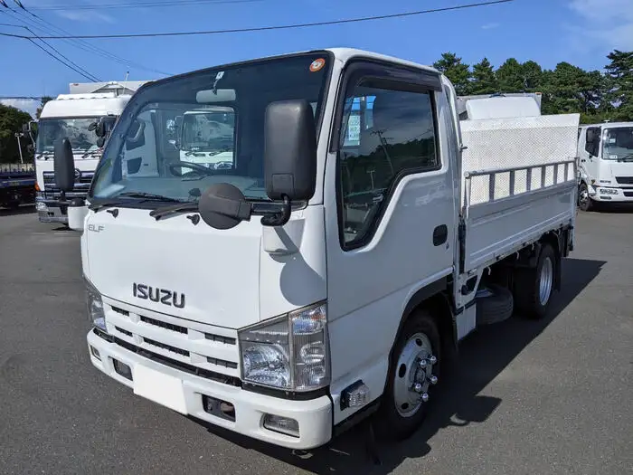いすゞ エルフ 小型 平ボディ パワーゲート 床鉄板 の中古トラック【車両No.134656】