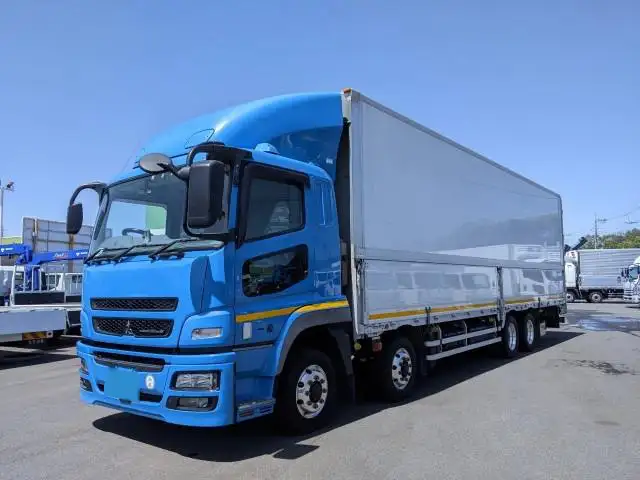 三菱 スーパーグレート 大型 ウイング エアサス ベッド の中古トラック【車両No.134527】