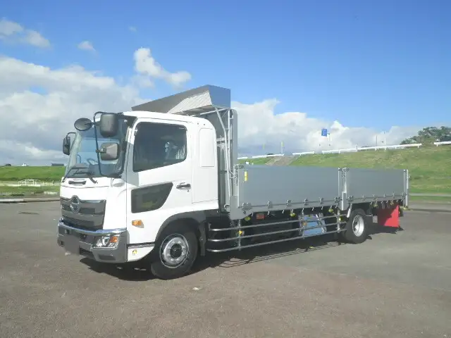 日野 レンジャー 中型/増トン 平ボディ アルミブロック ベッド の中古トラック【車両No.134366】
