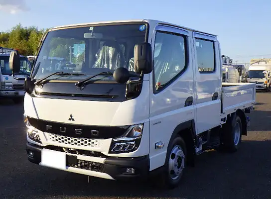 三菱 キャンター 小型 平ボディ Wキャブ 2RG-FBA20 の中古トラック【車両No.134691】