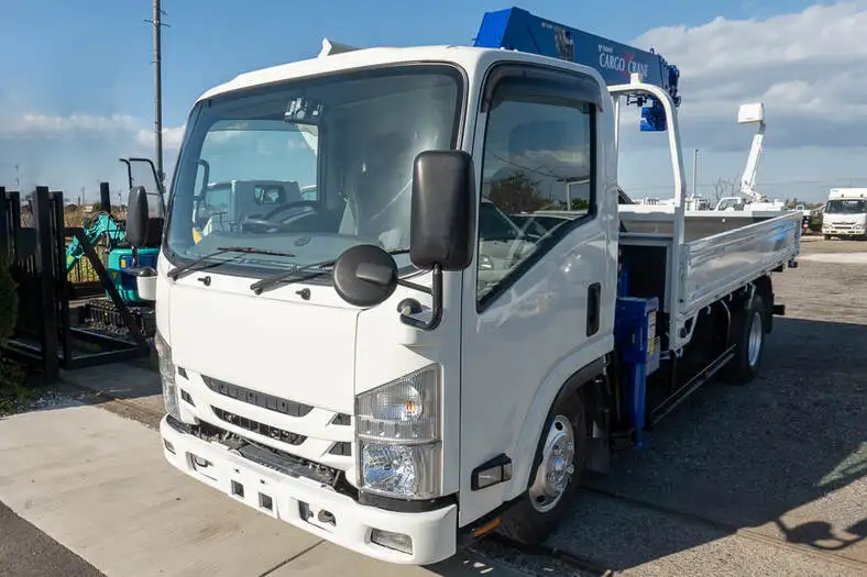 いすゞ エルフ 小型 クレーン付 4段 ラジコン の中古トラック【車両No.134932】