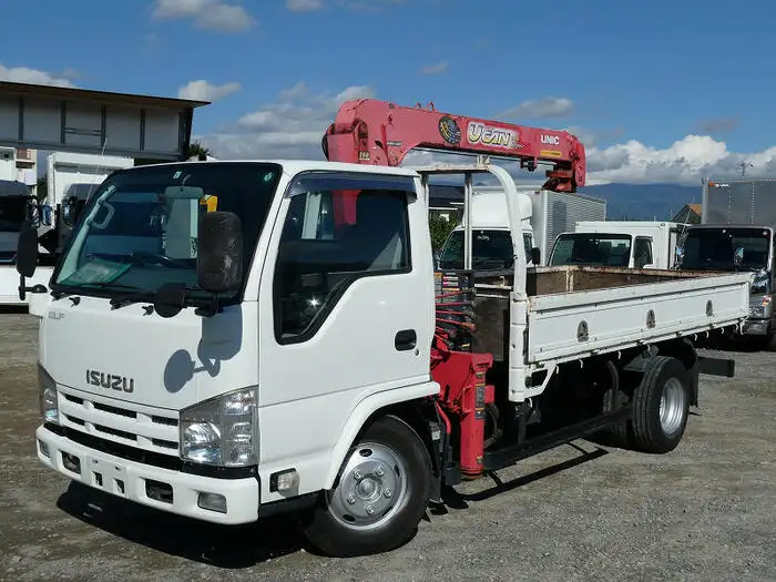 いすゞ エルフ 小型 クレーン付 3段 ラジコン の中古トラック【車両No.134728】