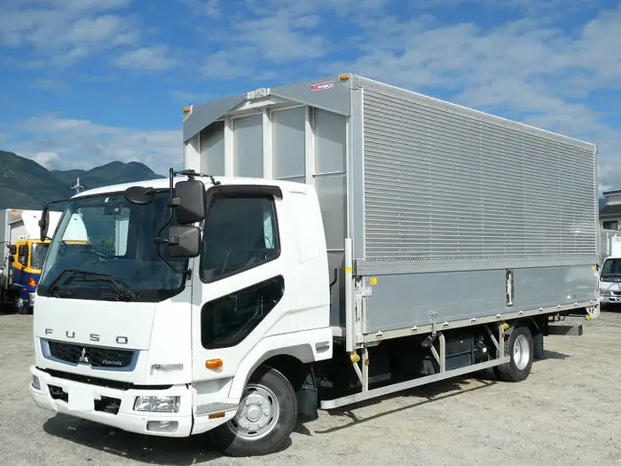三菱 ファイター 中型/増トン ウイング ベッド 2KG-FK61F の中古トラック【車両No.134735】