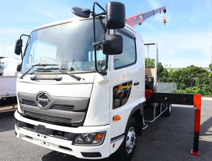 日野 レンジャー 中型/増トン クレーン付 アルミブロック 4段 の中古トラック【車両No.134516】