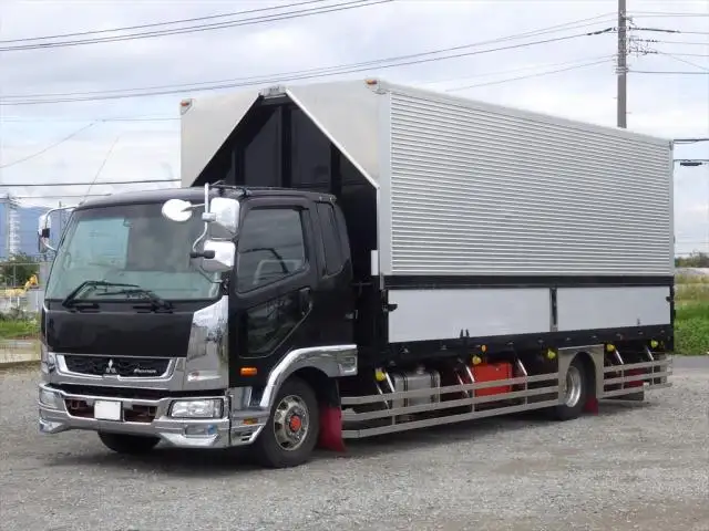 三菱 ファイター 中型/増トン ウイング エアサス ベッド の中古トラック【車両No.135047】