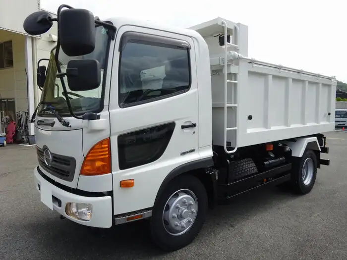 日野 レンジャー 中型/増トン ダンプ 土砂禁 天蓋付き の中古トラック【車両No.135164】