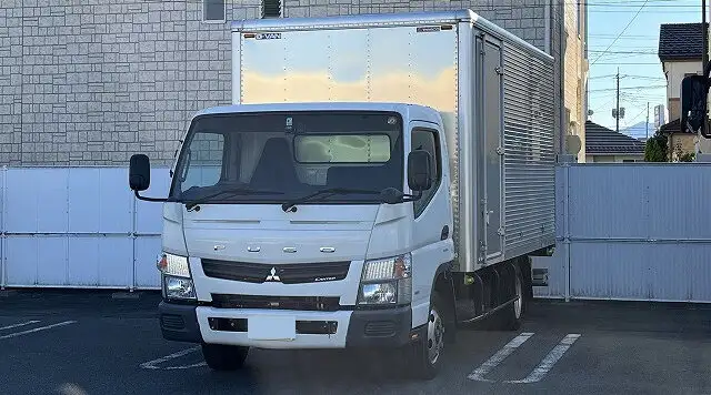 三菱 キャンター 小型 アルミバン パワーゲート サイドドア の中古トラック【車両No.135075】