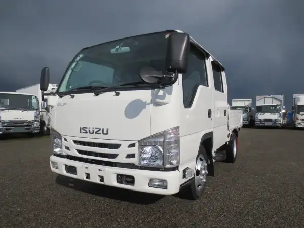 いすゞ エルフ 小型 平ボディ Wキャブ 床鉄板 の中古トラック【車両No.135303】