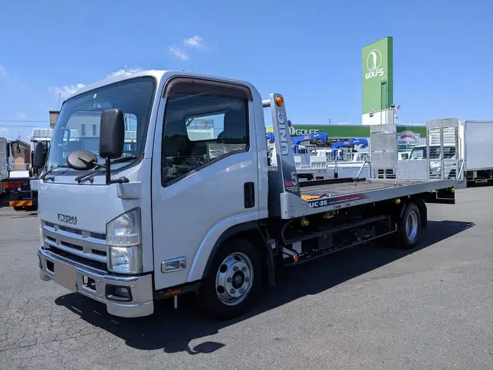 いすゞ エルフ 小型 車両重機運搬 ウインチ SKG-NPR85AN の中古トラック【車両No.135526】