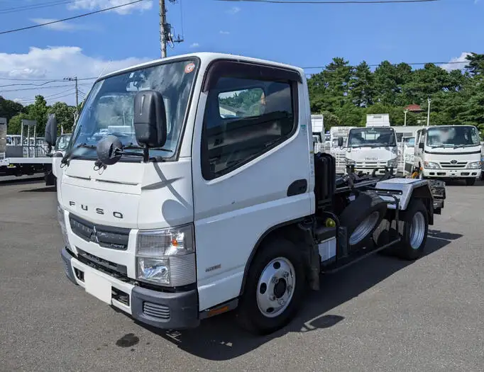 三菱 キャンター 小型 アームロール コンテナ付き ツインホイスト の中古トラック【車両No.135525】