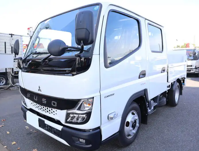 三菱 キャンター 小型 平ボディ Wキャブ パワーゲート の中古トラック【車両No.135623】