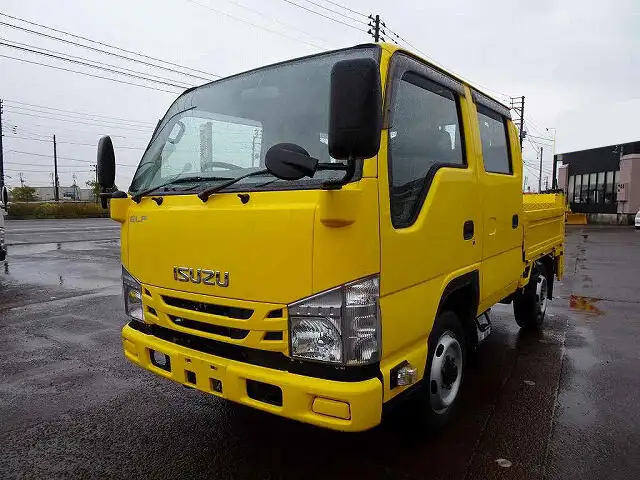 いすゞ エルフ 小型 平ボディ Wキャブ パワーゲート の中古トラック【車両No.135739】