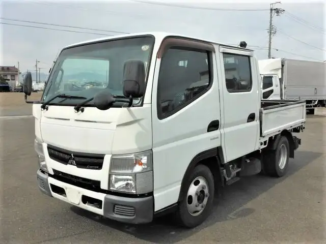 三菱 キャンター 小型 平ボディ Wキャブ TKG-FBA20 の中古トラック【車両No.135539】