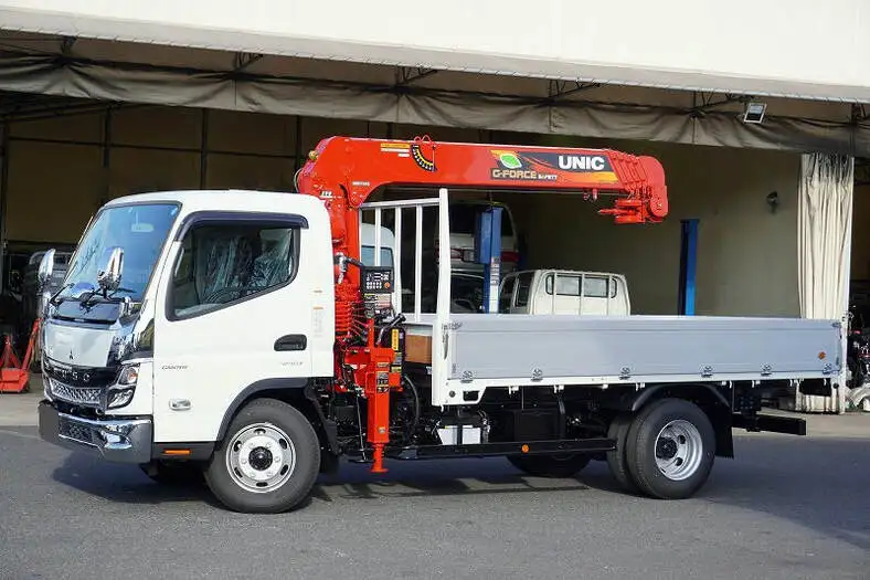 三菱 キャンター 小型 クレーン付 アルミブロック 5段 の中古トラック【車両No.135758】