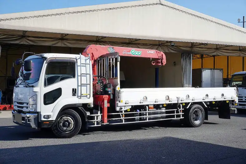 いすゞ フォワード 中型/増トン クレーン付 アルミブロック 4段 の中古トラック【車両No.135760】