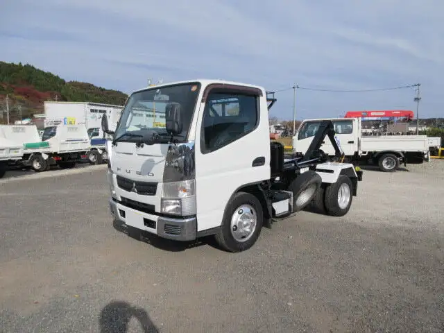 三菱 キャンター 小型 アームロール ツインホイスト TKG-FBA50 の中古トラック【車両No.135987】