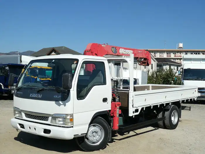 いすゞ エルフ 小型 クレーン付 3段 ラジコン の中古トラック【車両No.135875】