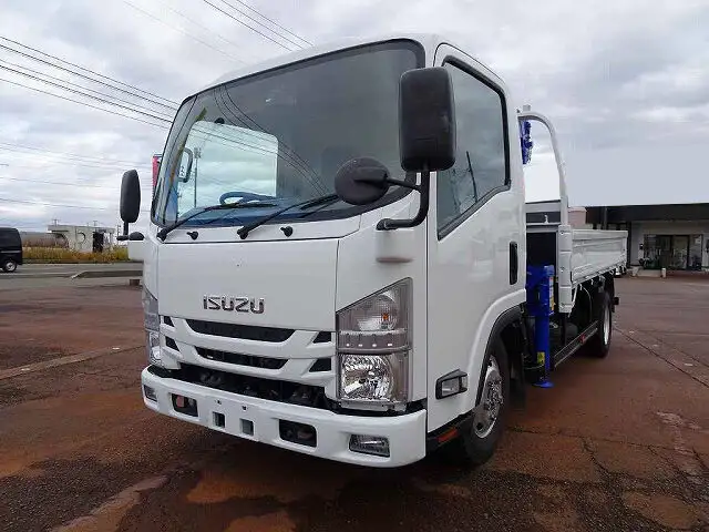 いすゞ エルフ 小型 クレーン付 4段 ラジコン の中古トラック【車両No.136202】