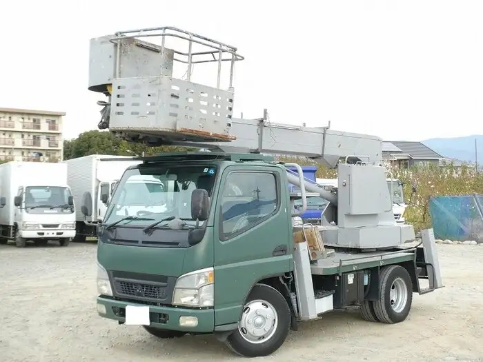三菱 キャンター 小型 高所・建柱車 建柱車 KK-FE73EB の中古トラック【車両No.136297】