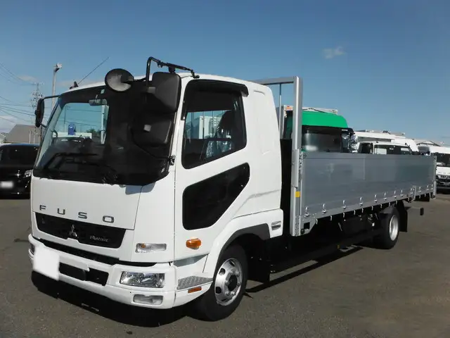 三菱 ファイター 中型/増トン 平ボディ アルミブロック ベッド の中古トラック【車両No.136379】