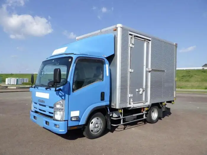 いすゞ エルフ 小型 アルミバン パワーゲート サイドドア の中古トラック【車両No.136384】