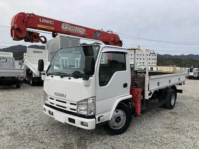 いすゞ エルフ 小型 クレーン付 3段 ラジコン の中古トラック【車両No.136674】