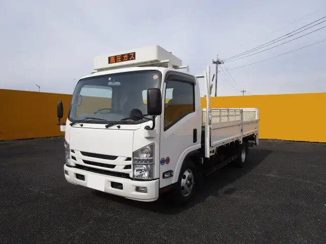 いすゞ エルフ 小型 平ボディ パワーゲート 床鉄板 の中古トラック【車両No.136696】