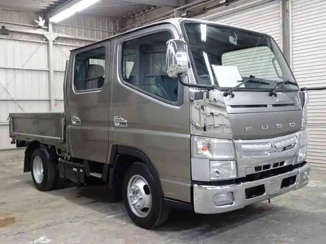三菱 キャンター 小型 平ボディ Wキャブ 床鉄板 の中古トラック【車両No.136593】