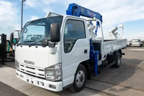 いすゞ エルフ 小型 クレーン付 4段 ラジコン の中古トラック【車両No.136753】
