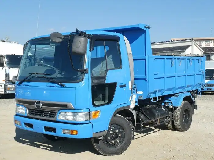 日野 レンジャー 中型/増トン ダンプ 土砂禁 天蓋付き の中古トラック【車両No.136663】
