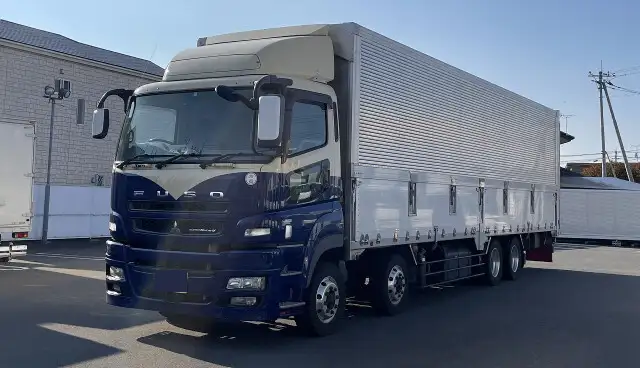 三菱 スーパーグレート 大型 ウイング エアサス センターローラー の中古トラック【車両No.136628】