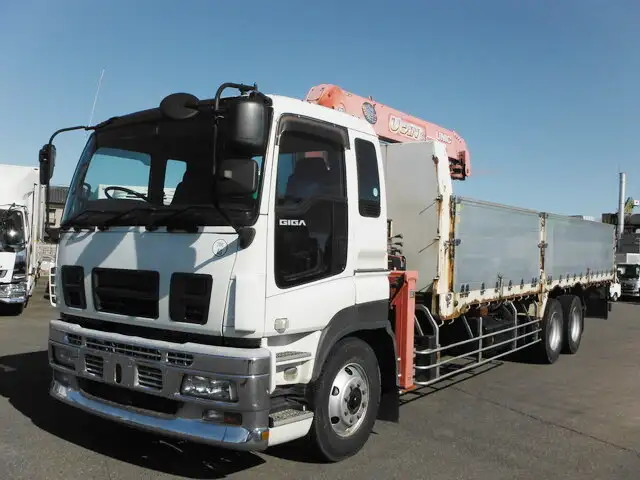 いすゞ ギガ 大型 クレーン付 床鉄板 アルミブロック の中古トラック【車両No.136722】