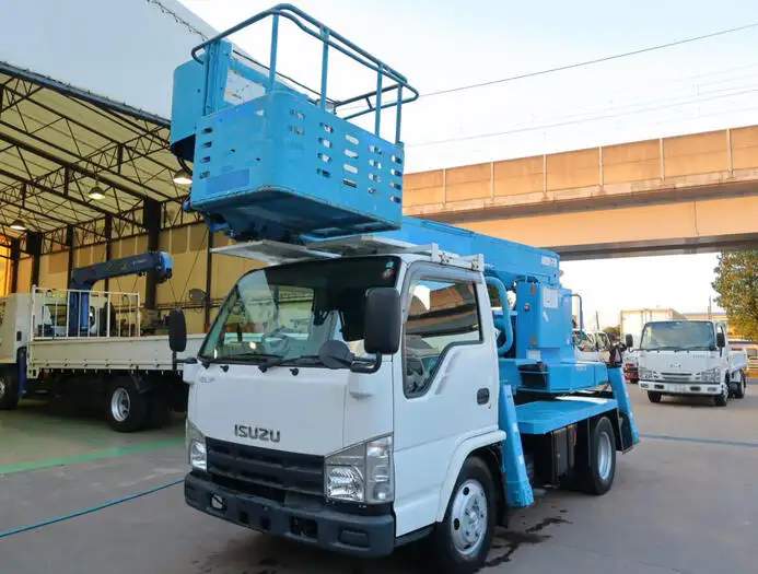 いすゞ エルフ 小型 高所・建柱車 高所作業車 BDG-NKR85N の中古トラック【車両No.136576】