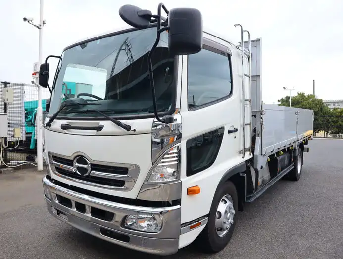 日野 レンジャー 中型/増トン 平ボディ 床鉄板 アルミブロック の中古トラック【車両No.136579】