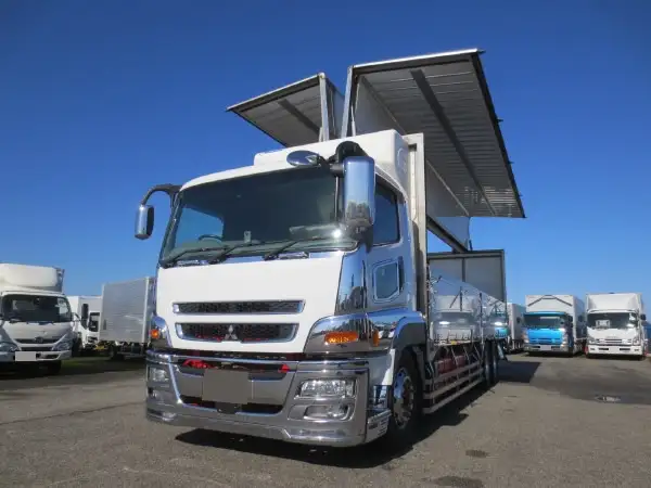 三菱 スーパーグレート 大型 冷凍冷蔵 冷凍ウイング キーストン の中古トラック【車両No.136851】