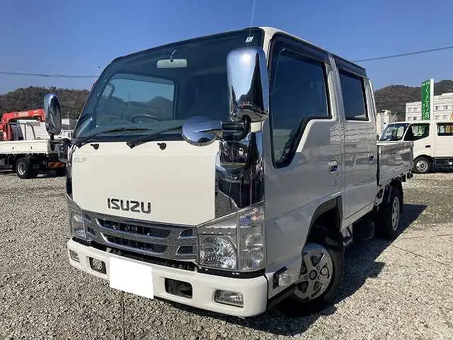 いすゞ エルフ 小型 平ボディ Wキャブ TRG-NJR85A の中古トラック【車両No.137496】