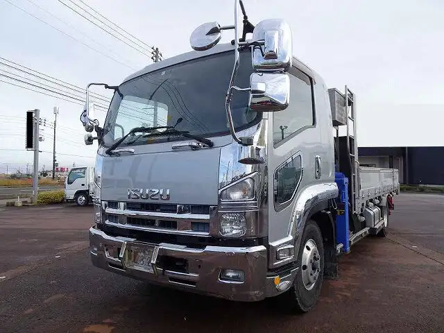 いすゞ フォワード 中型/増トン クレーン付 アルミブロック エアサス の中古トラック【車両No.137298】
