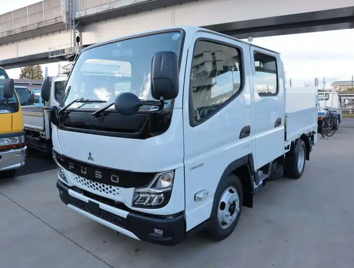 三菱 キャンター 小型 平ボディ Wキャブ パワーゲート の中古トラック【車両No.137291】