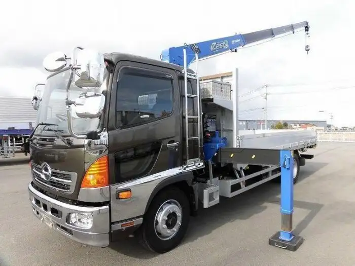 日野 レンジャー 中型/増トン クレーン付 アルミブロック エアサス の中古トラック【車両No.137671】