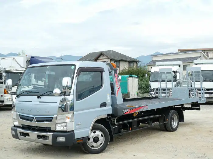 三菱 キャンター 小型 車両重機運搬 ラジコン ウインチ の中古トラック【車両No.137384】