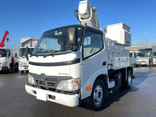 日野 デュトロ 小型 高所・建柱車 高所作業車 電工仕様 の中古トラック【車両No.137665】