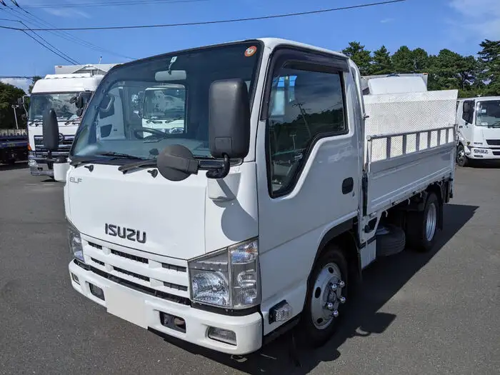 いすゞ エルフ 小型 平ボディ パワーゲート 床鉄板 の中古トラック【車両No.137945】