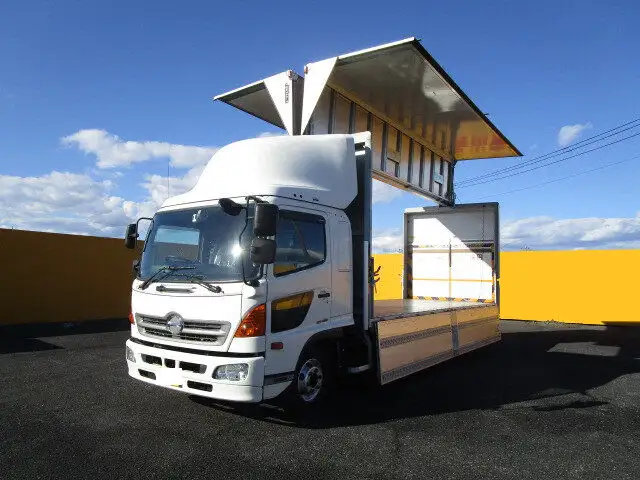 日野 レンジャー 中型/増トン ウイング パワーゲート エアサス の中古トラック【車両No.137934】
