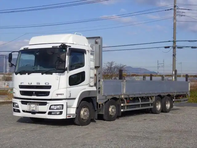 三菱 スーパーグレート 大型 平ボディ アルミブロック エアサス の中古トラック【車両No.138160】